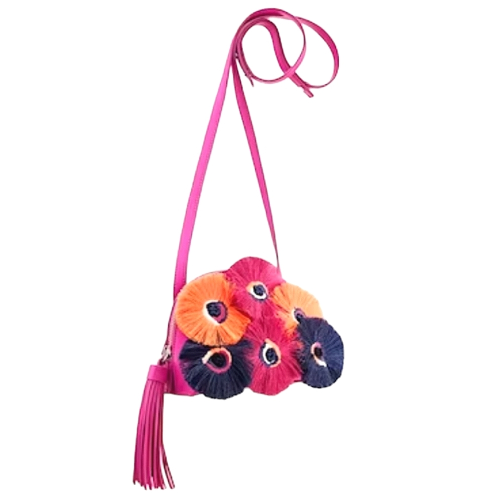 Loeffler Randall Pink and Orange Crossbody Bag
